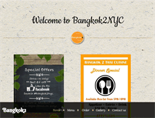 Tablet Screenshot of bangkok2nyc.com